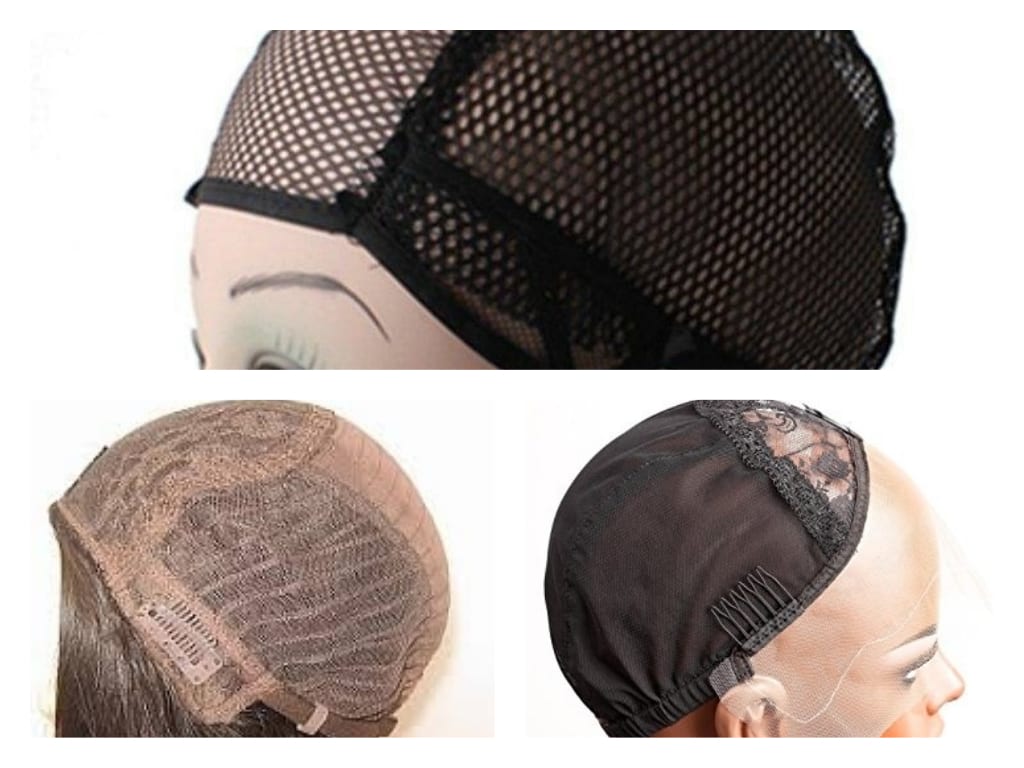 imagen mostrando diferentes gorros para el uso con pelucas oncológicas